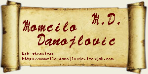 Momčilo Danojlović vizit kartica